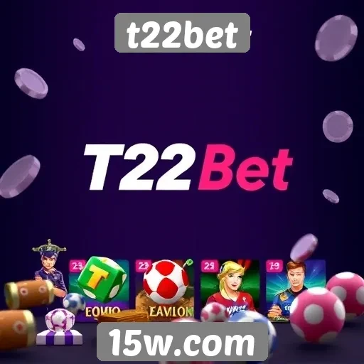 Opções de jogos disponíveis no t22bet